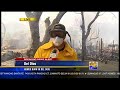 Del Dios Fire Quickly Engulfed by flames