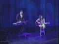 Seychelle Gabriel and Ben Byram performing Falling Slowly