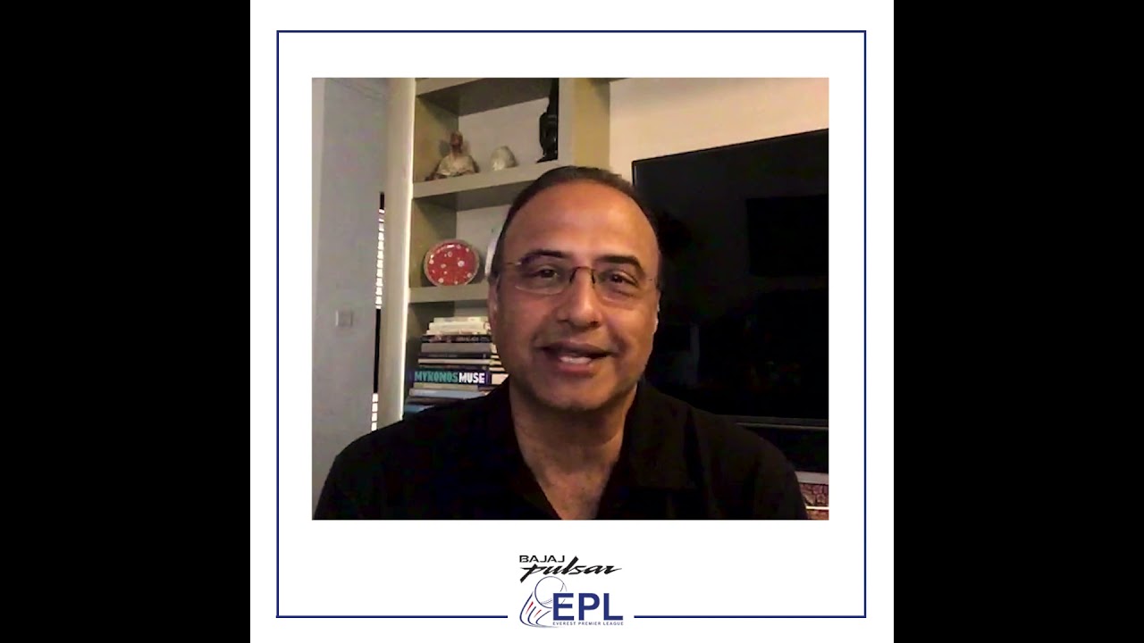 MR. CHARU SHARMA joins the commentary panel for BAJAJ PULSAR EVEREST PREMIER LEAGUE 2021