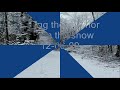 Mountain Bike riding the Warrior trail in the snow Hardrock 29er