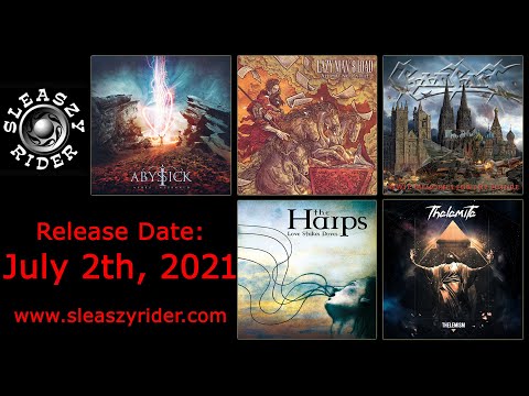 SLEASZY RIDER Releases July 2th, 2021 [I ABYSSICK, LAZY MAN’S LOAD, RAMPART, THE HARPS, THELEMITE]
