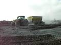 spandimento legante sul terreno