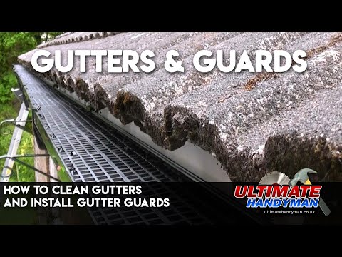 how to fit plastic guttering