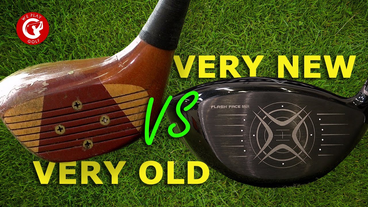 Very Old persimmon wood driver compared to latest Callaway Epic driver