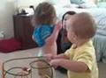 Amaya and Max Addeo playing together