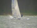 B14 Dinghy Action in Strong Wind Video 1 of 4