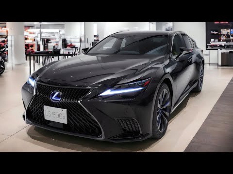 NEW Lexus LS 500h 2024 Flagship Luxury Sedan Exterior and Interior