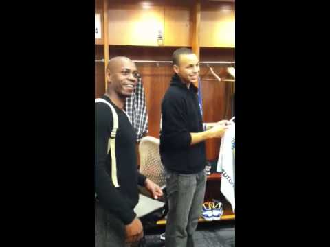 Dave Chappelle in Golden State Warriors Locker Room