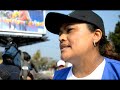 Madres de inmigrantes marcharon hacia la embajada mexicana