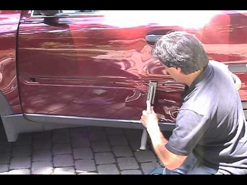 Extreme Paintless dent removal training Volvo Xc90
