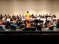 in rehearsal the night before the concert, the wilberforce university concert choir, with the canton symphony being conducted by chip johnson, of chicago performing an arrangement of 