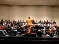 in rehearsal the night before the concert, the wilberforce university concert choir, with the canton symphony being conducted by chip johnson, of chicago performing an arrangement of 