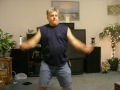 Kenny dancing the Cabbage dance
