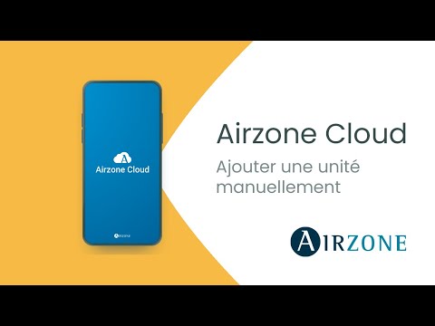 Airzone Cloud - Ajouter une unité manuellement