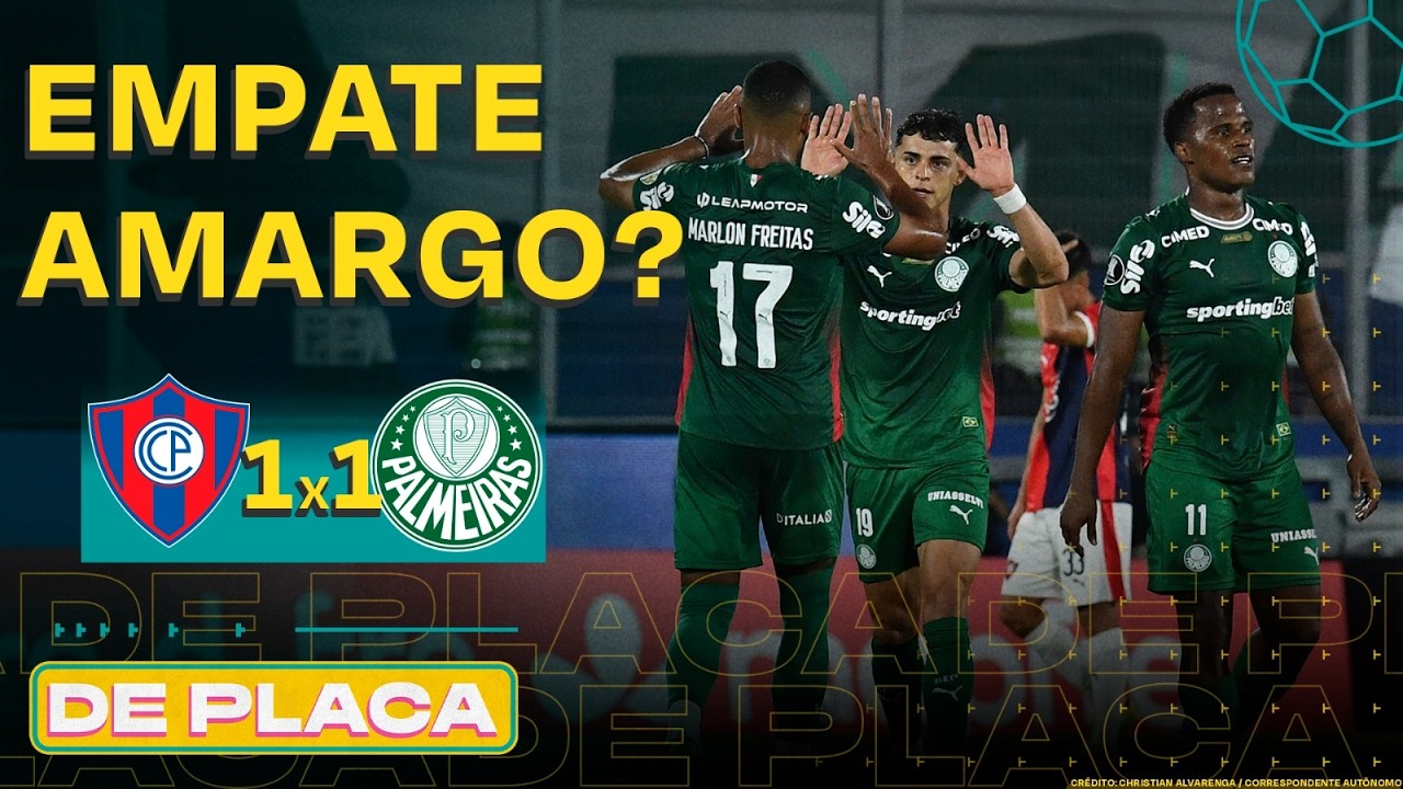 FLAMENGO EMPATA; PALMEIRAS 1x1 CERRO; ATLETI E ARSENAL DECIDEM NA VOLTA | De Placa 30/04/26