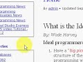 Ideal Programmer - Resources, Tools, Videos, Tutorials