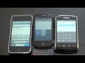 Palm Pre vs. iPhone 3G vs.  Blackberry Storm