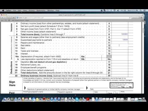 how to fill out a schedule k-1 form 1065