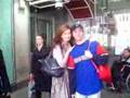 Paulina Porizkova outside Fox Studios