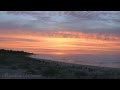 Time lapse of Lake Michigan Sunrise