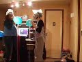 apr�s une soir�e arros�e