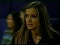 12/12 & 13/2000 - Greenlee and Leo meet up with Binks and Laura at the high school.  Leo asks Greenlee not to tell Laura about Binks pushing her overboard on the yacht.  Leo starts grilling Binks about what happened that night trying to prod her into confessing, and Greenlee is doing her own grilling of how Laura who is going to make pay whoever pushed her off the yacht.  Greenlee tries to make light of the situation, and that makes Laura even more determined to find the person.  Greenlee tries to entice Leo to stick around with her and play find the cheerleader under the bleachers, but he has to go pick up Bianca.