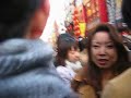 walking through the crowd