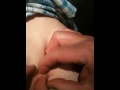 Pimple, blackhead surgery on grandpa