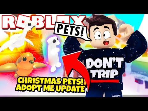 All New Adopt Me Christmas Pets Update New Adopt Me Gingerbread