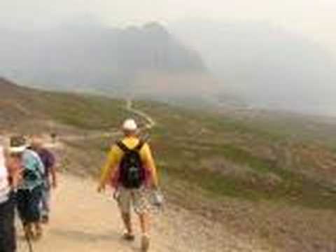 Glacier-yellowstone- w parku, wedrowka