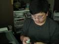 Opening a glow stick package