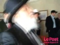 pierre lellouche en compagnie du rabbin sitruc et d'autres coreligionnaires re�oivent un goy en marge de la visite de nicolas sarkozy � tunis.