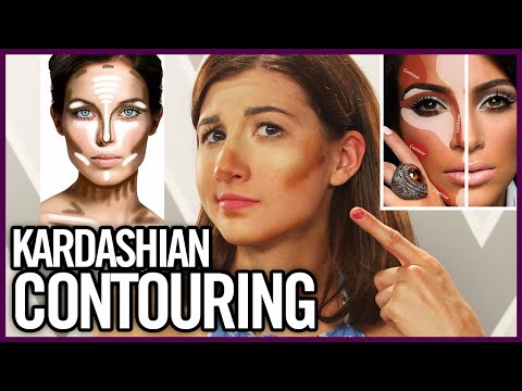 Kardashian Contouring Tutorial Attempt - Makeup Mythbusters w/ Maybaby