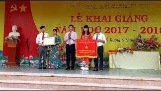 Trường THCS Nguyễn Văn Cừ, phường Vàng Danh: Khai giảng năm học mới.