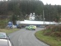 Mar-Train Haulage with windfarm blades in Skye