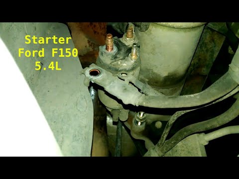 how to remove starter from ford f-150