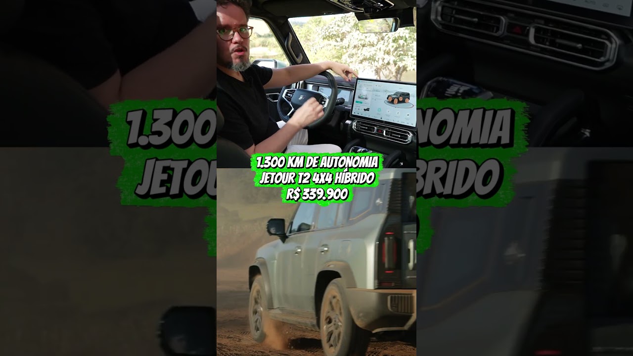 QUAL É AUTONOMIA DO JETOUR T2 4X4?