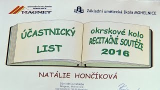 Objevit šikovné recitátory? V Mohelnici žádný problém!