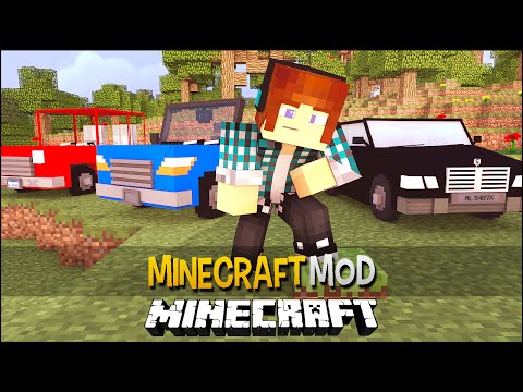 Minecraft Mod: Carros No Minecraft !! ( Caminhão,Caminhonete) Vehicular Movement Mod