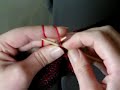 continental purl variation - Finish