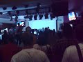 Poland fans singing their national anthem