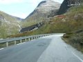 Geiranger - Mountain road downhill from Fjell to Fjord
