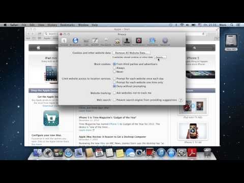 how to remove cookies from i mac