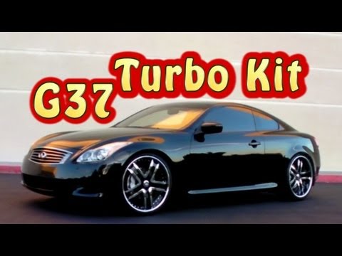 Infinity G37 Twin Turbo Kit Install from Nelson Racing Engines.  Tom Nelson.  G37 Twin Turbo.