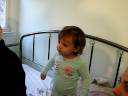 Bed jumping at Grandma\