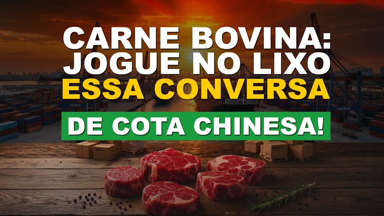 CARNE BOVINA: JOGUE NO LIXO ESSA CONVERSA DE COTA CHINESA!