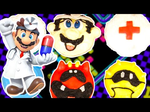 DR MARIO CUPCAKES - NERDY NUMMIES