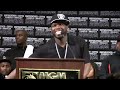 Post-fight press conference for Floyd Mayweather jr. vs Miguel Cotto