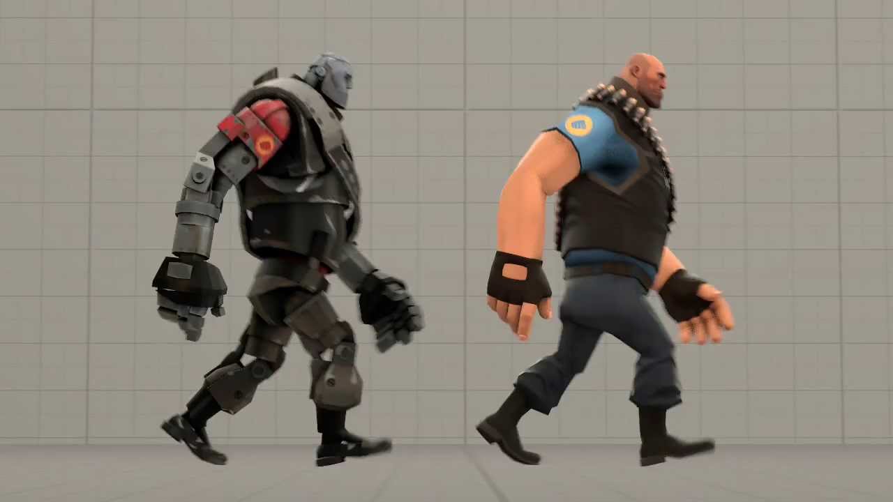 Heavy Man walk cycle - Animation by Hypo