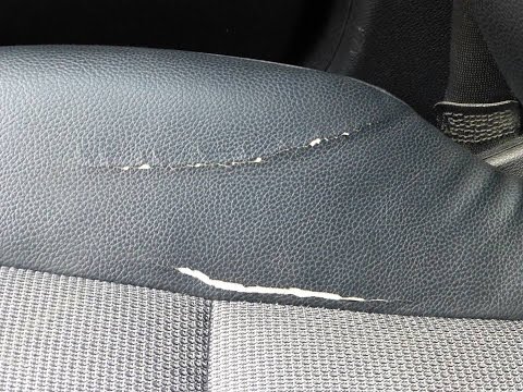 how to patch torn leather car seat